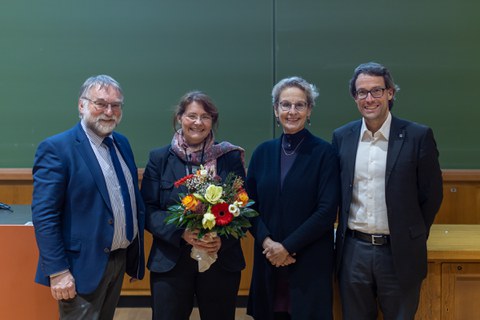 Prof. Wolfgang Nagel, Prof.in Sabine Roller, Prof.in Ursula M. Staudinger, Prof. Ivo F. Sbalzarini