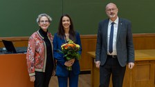 Prof.in Ursula M. Staudinger, Prof.in Elizabeth von Hauff, Prof. Karlheinz Bock