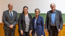Rektorin, Prof.in Vaynzof und Orga-Team