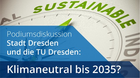 Kompass zeigt auf Sustainable