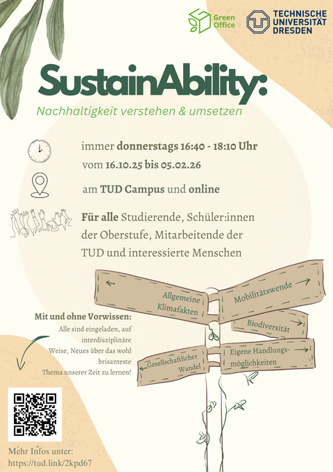 Poster von SustainAbility 2025 mit den wichtigsten Daten