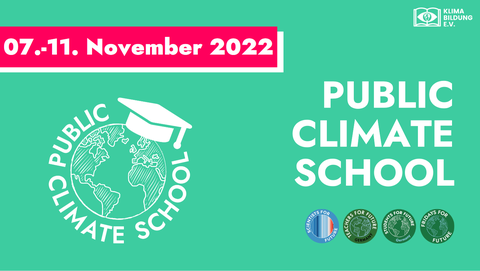 Public climate school vom 7. bis 11.11.2022