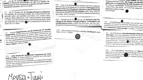 Foto mehrerer Zettel an einer weißen Tafel. Die Zettel hängen unter den Überschriften "Camper", "LeFó", "Struktur" und "Mensa + Tuuwi".