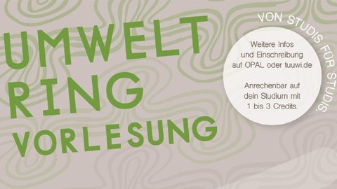 Plakat der Umweltringvorlesung