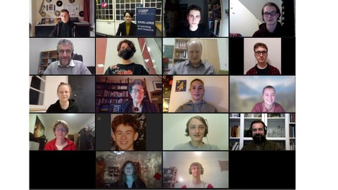 Bildschirmfoto mit Teilnehmern einer Videokonferenz
