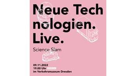 Logo des Science Slam "Neue Technologien"