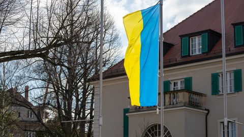 Flagge Ukraine Rektorat