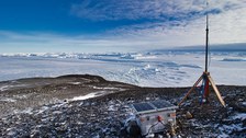 Ein Messinstrument mit Antenne