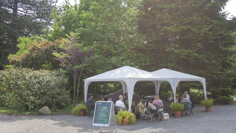 Veranstaltungspavillon im Botanischen Garten