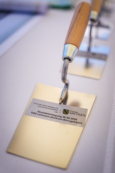 Mason`s trowel.