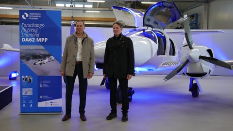 Prof. Maik Gude (links) and Prof. Johannes Markmiller 