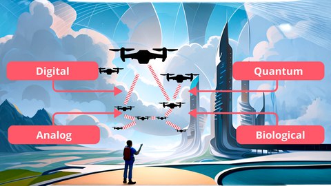 CommUnity combines AI-powered, resilient and energy-efficient 6G mobile networks, quantum communication and molecular communication.