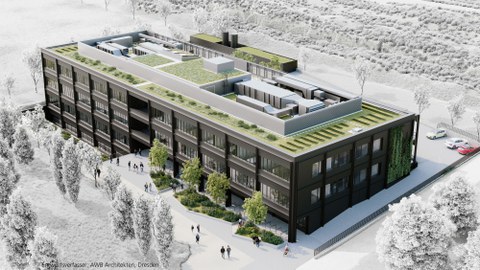 Visualisierung Forschungsgebäude