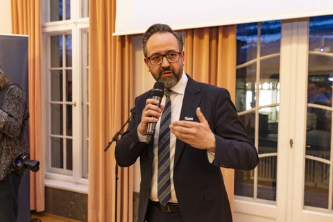 Saxony's Minister of Science Sebastian Gemkow