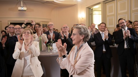 Feierstimmung im Rektorat der TU Dresden.