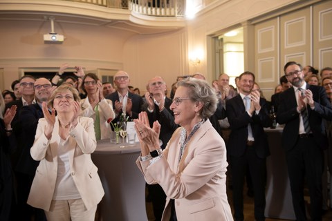 Feierstimmung im Rektorat der TU Dresden.