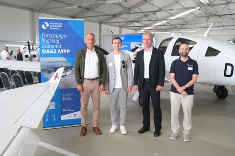Group picture of the four project speakers