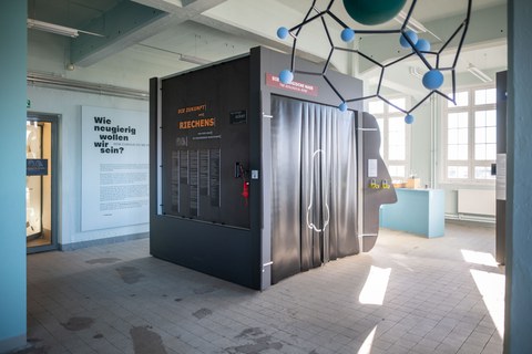 Exponat in der Ausstellung „Die Zukunft des Riechens“