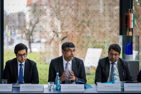 Delegation aus Indien besucht TUD