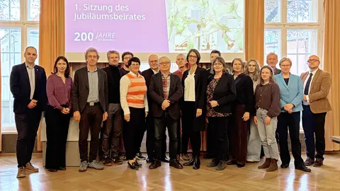 Group picture with members of the anniversary advisory board.