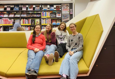 Das Team GRACE: Friederike, Anna, Marie und Wiebke (v.l.n.r.).