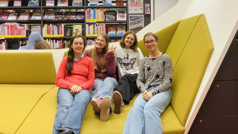 Das Team GRACE: Friederike, Anna, Marie und Wiebke (v.l.n.r.).