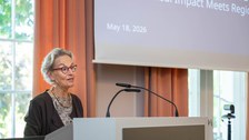 TUD-Rektorin Ursula M. Staudinger an der transCampus-Konferenz.