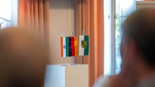 Fahnen an der transCampus-Konferenz.