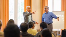 Die Deans von transCampus: Prof. Stamm, TUD, (l.) und Prof. Ragh (IITM)