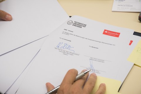 Kooperationsvertrag Santander