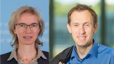 Portraitfoto von Prof. Regine Gerike und Prof. Marc Timme.