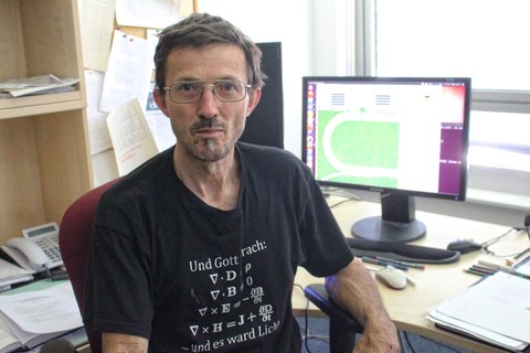 Dr. Martin Treiber ist auf Computersimulation von Staus spezialisiert