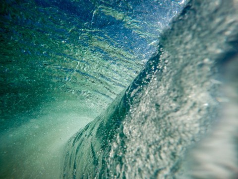 Fotoaufnahme vom Inneren einer Welle