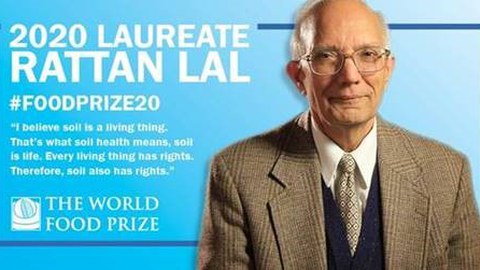 Portrait Prof. Dr. Rattan Lal, 2020 World Food Prize Laureat