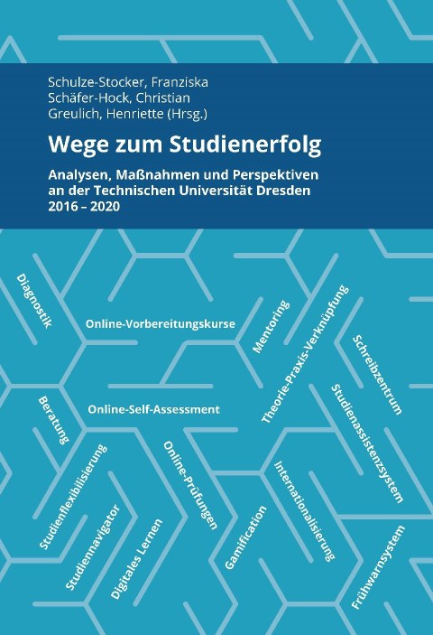 Cover des Buches "Studienerfolg" in Blautönen