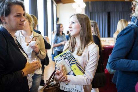 Studenten bei ZEIT Campus