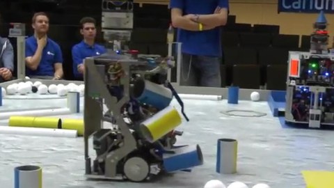 eurobot 2017 Roboter beim Wettkampf