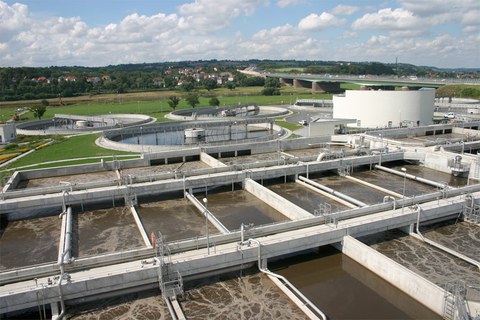 Kläranlage Stadtentwässerung Dresden