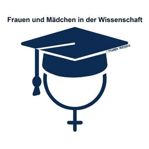 Logo von Frauen und Mädchen in der Wissenschaft