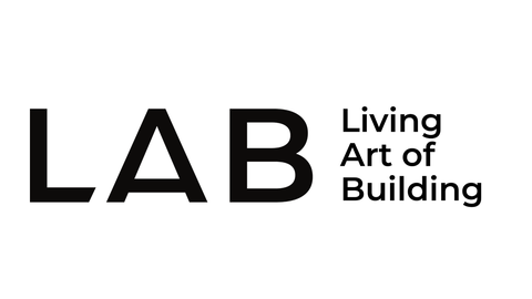 Schriftzug LAB - Living Art of Building