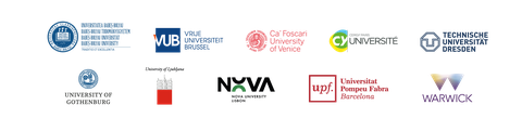 Logos der 10 Mitglieder von Eutopia