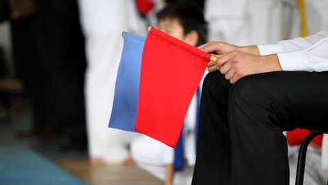 Judge at a match