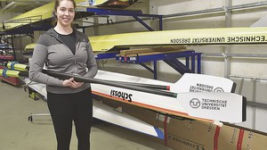 Ruderin Elisabeth Lowke studiert an der TUD Bauingenierwesen.