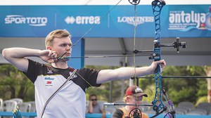 Leon Hollas in präziser Aktion.