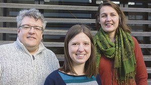 Das Veranstaltungsteam: Andreas Albers, Kira Lauber und Anja Swidsinski (v.l.n.r.).
