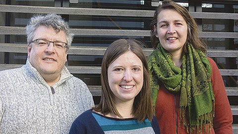 Das Veranstaltungsteam: Andreas Albers, Kira Lauber und Anja Swidsinski (v.l.n.r.).