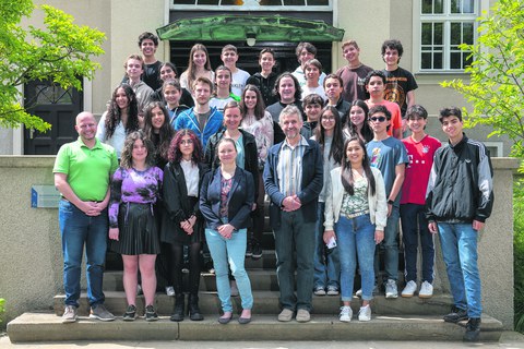 Die Deutsche Schule Medellín war zu Gast an der TUD.