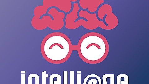Symbolbild der App mit Gehirn und darunter eine Brille.