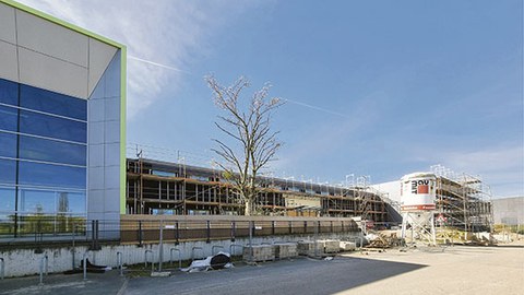 Nach Abschluss der Bauarbeiten tobt hier bald wieder das pralle Sportleben von Badminton über Geräteturnen bis hin zum Boxen.