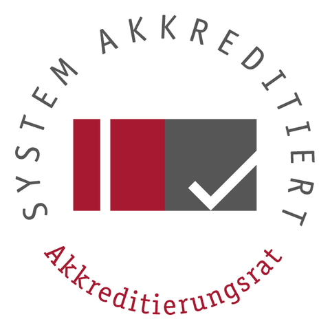Siegel des Akkreditierungsrates - systemakkreditiert